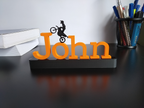 Personalized Motocross Name Sign | Dirt Bike Rider Gift