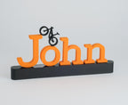 Personalized Downhill Bike Name Sign | Custom Name Gift For Downhill Rider