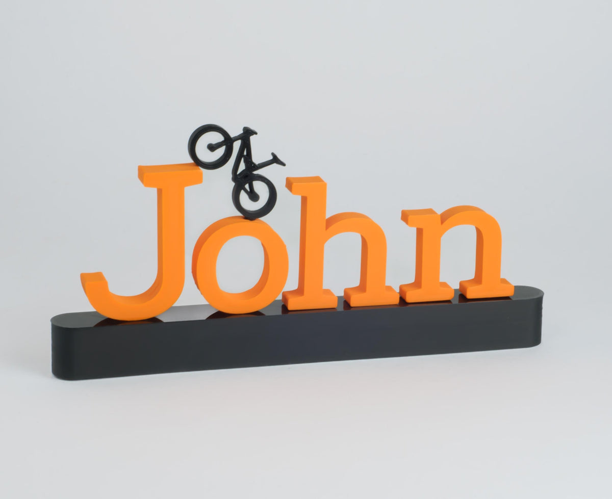 Personalized Downhill Bike Name Sign | Custom Name Gift For Downhill Rider