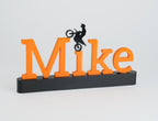 Personalized Motocross Name Sign | Dirt Bike Rider Gift