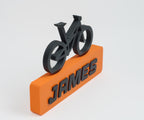 Personalized Downhill Bike Name Sign | Custom Gift For Downhill Rider