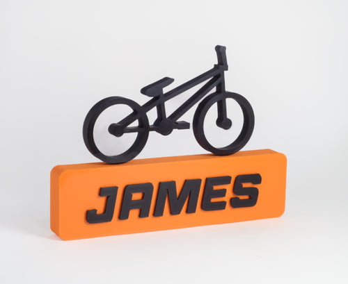 Personalized Bmx Name Sign | Custom Bmx Rider Gift