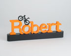 Personalized Downhill Bike Name Sign | Custom Name Gift For Downhill Rider
