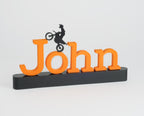 Personalized Motocross Name Sign | Dirt Bike Rider Gift
