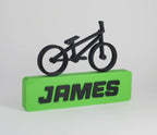 Personalized Bmx Name Sign | Custom Bmx Rider Gift