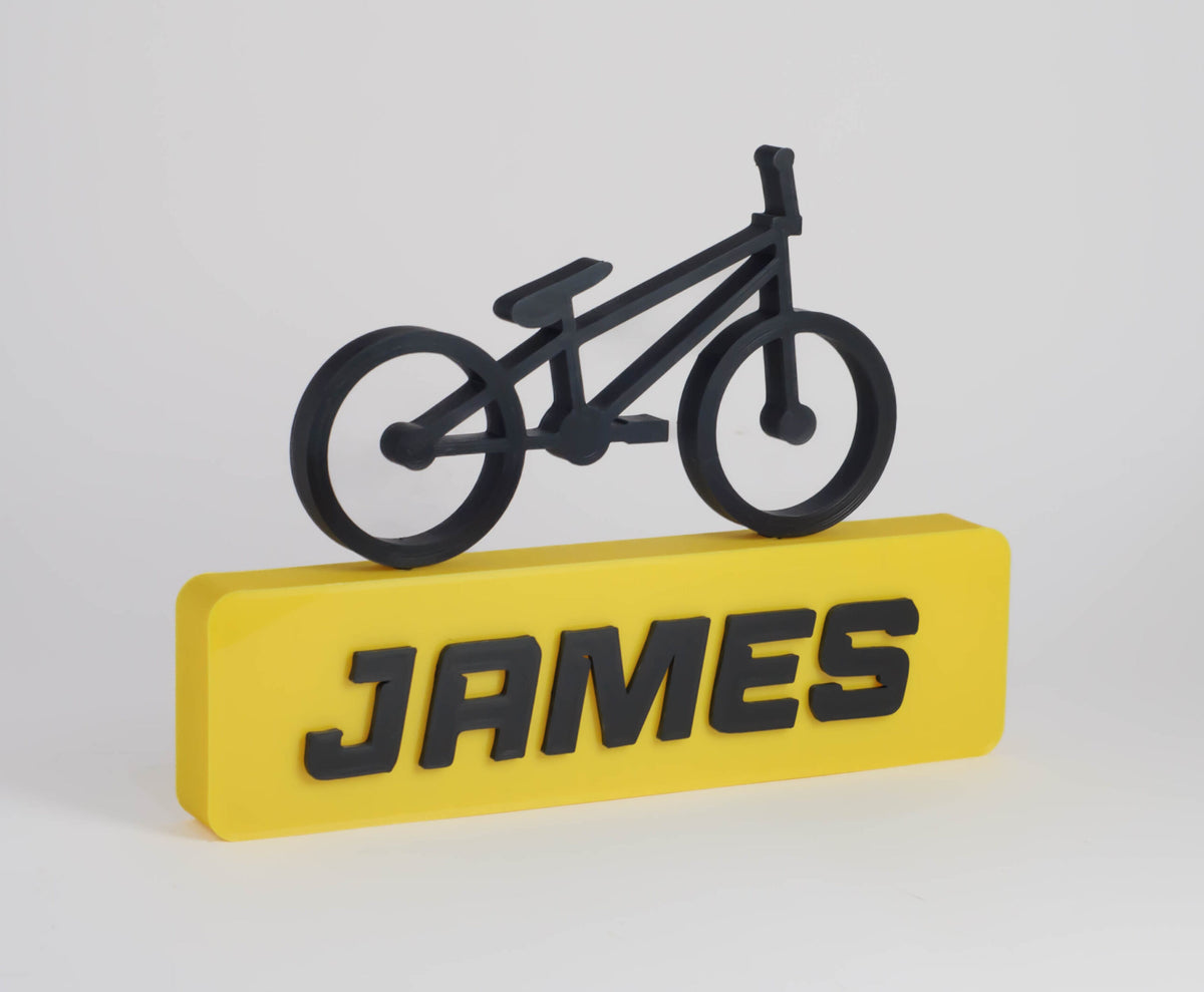 Personalized Bmx Name Sign | Custom Bmx Rider Gift