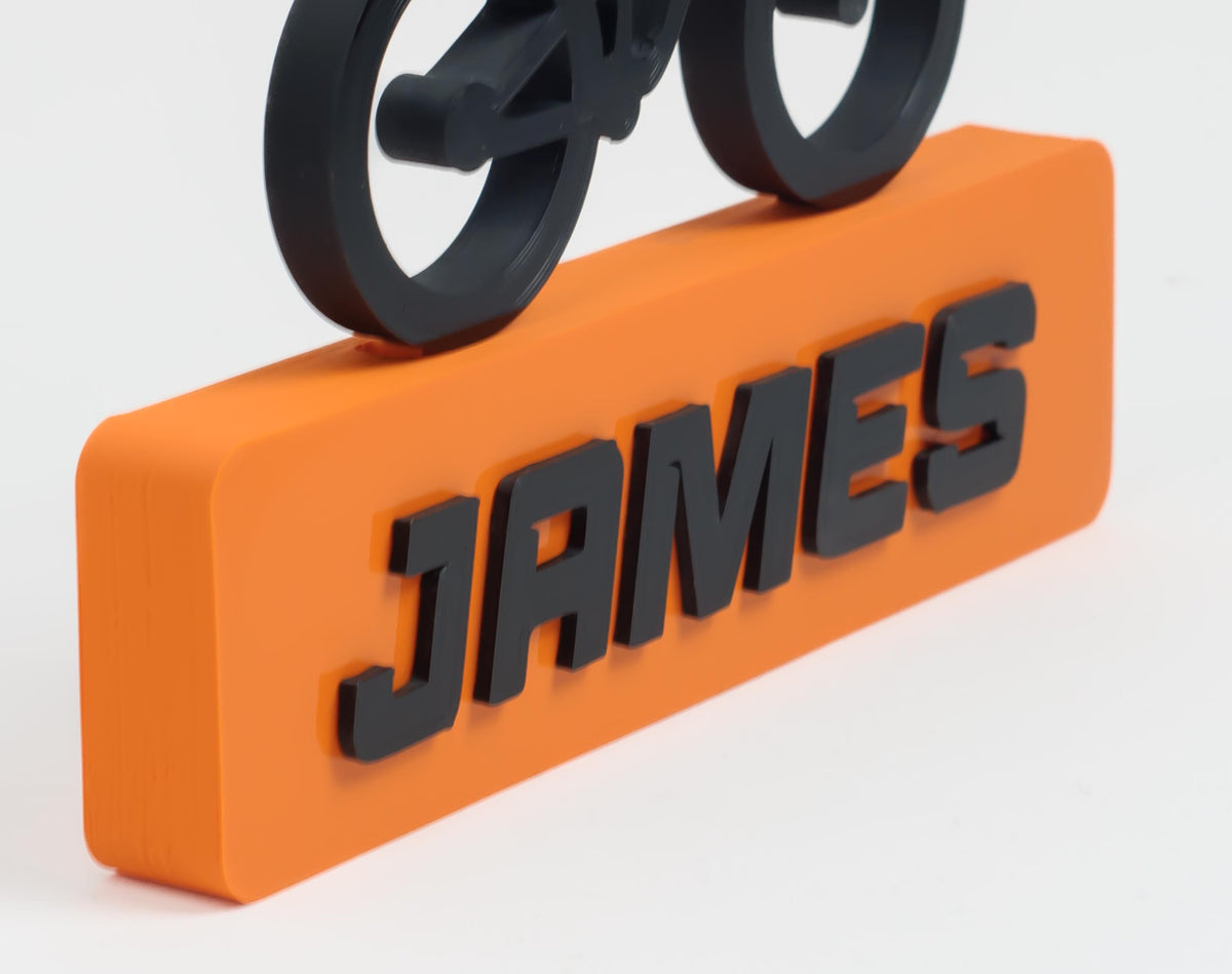 Personalized Downhill Bike Name Sign | Custom Gift For Downhill Rider