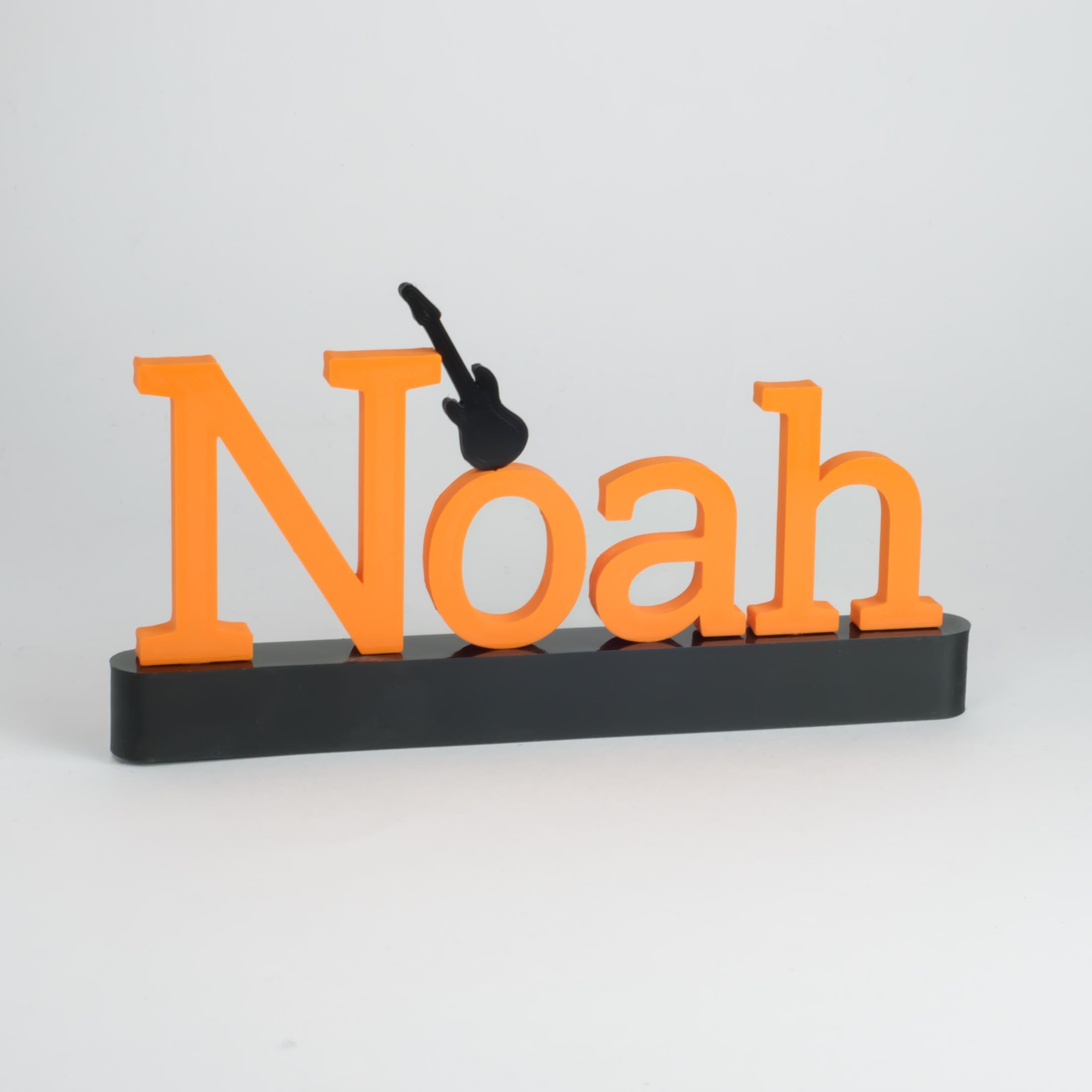 Personalized Guitar Name sign | Custom Gift for Guitar Players
