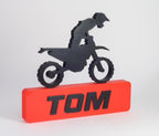 Personalized Motocross  Name Sign | Custom Dirt Bike Rider Gift
