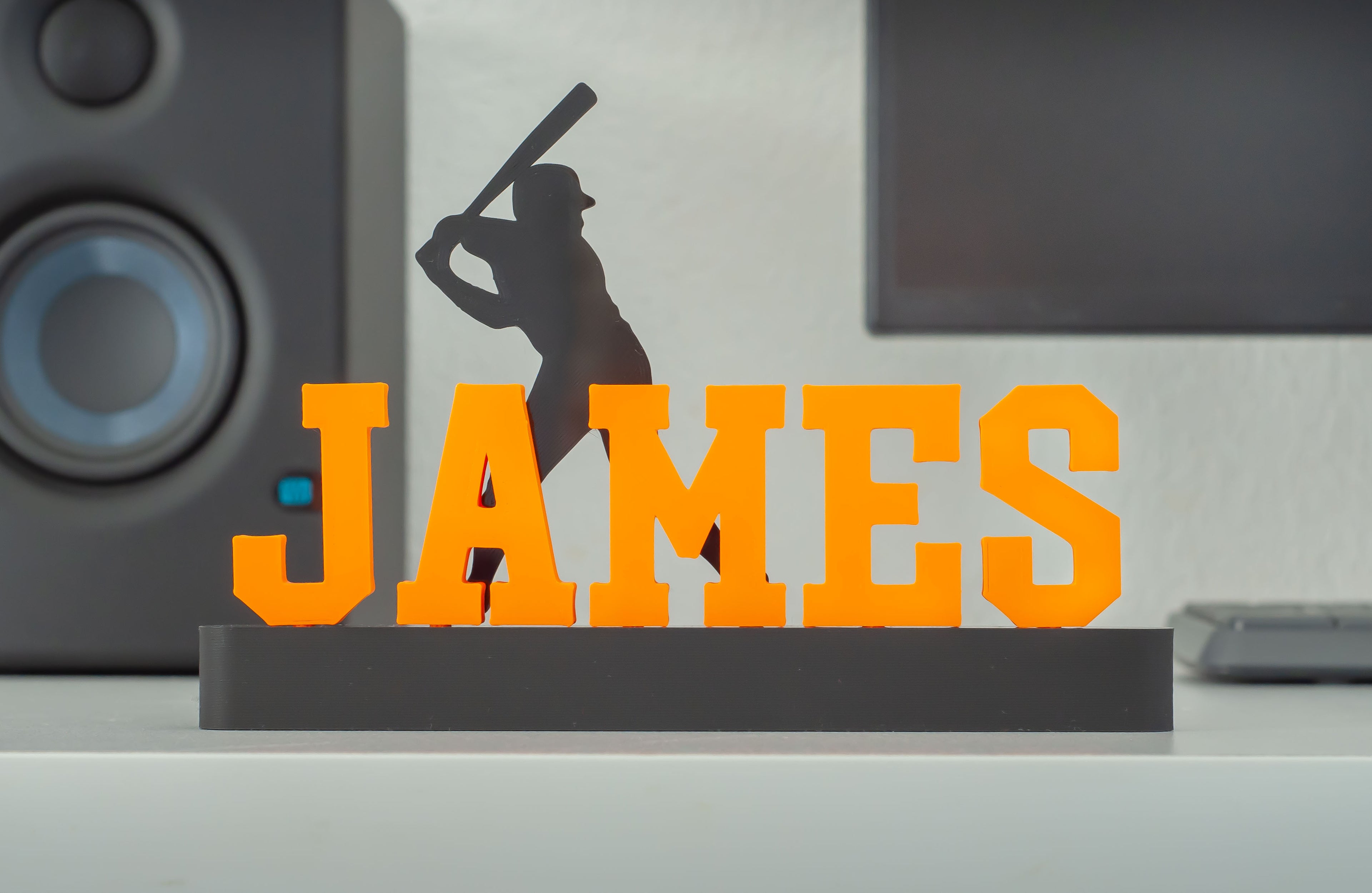 Personalized Baseball Name sign | Custom Gift For Baseball Player