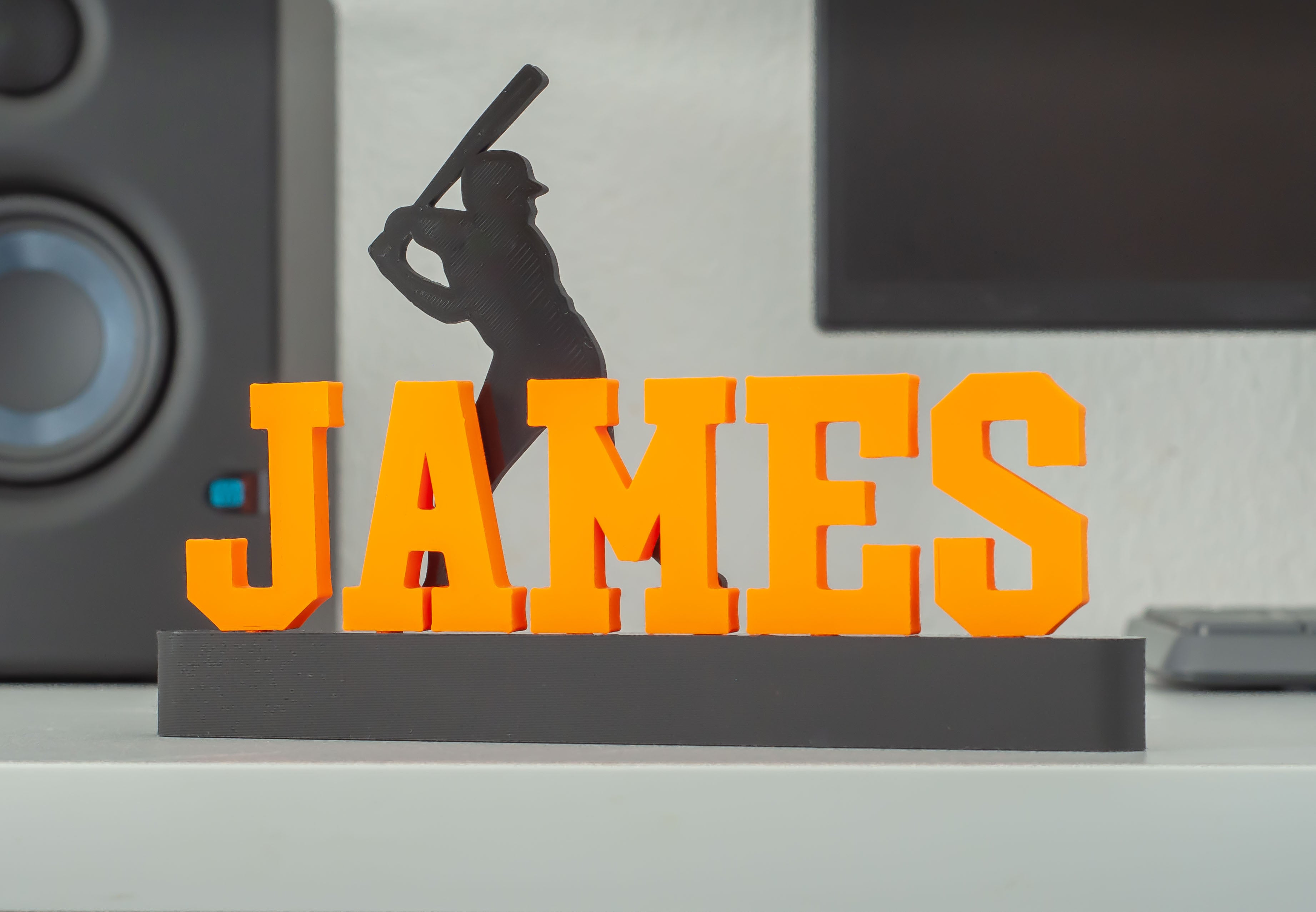 Personalized Baseball Name sign | Custom Gift For Baseball Player