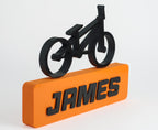 Personalized Bmx Name Sign | Custom Bmx Rider Gift