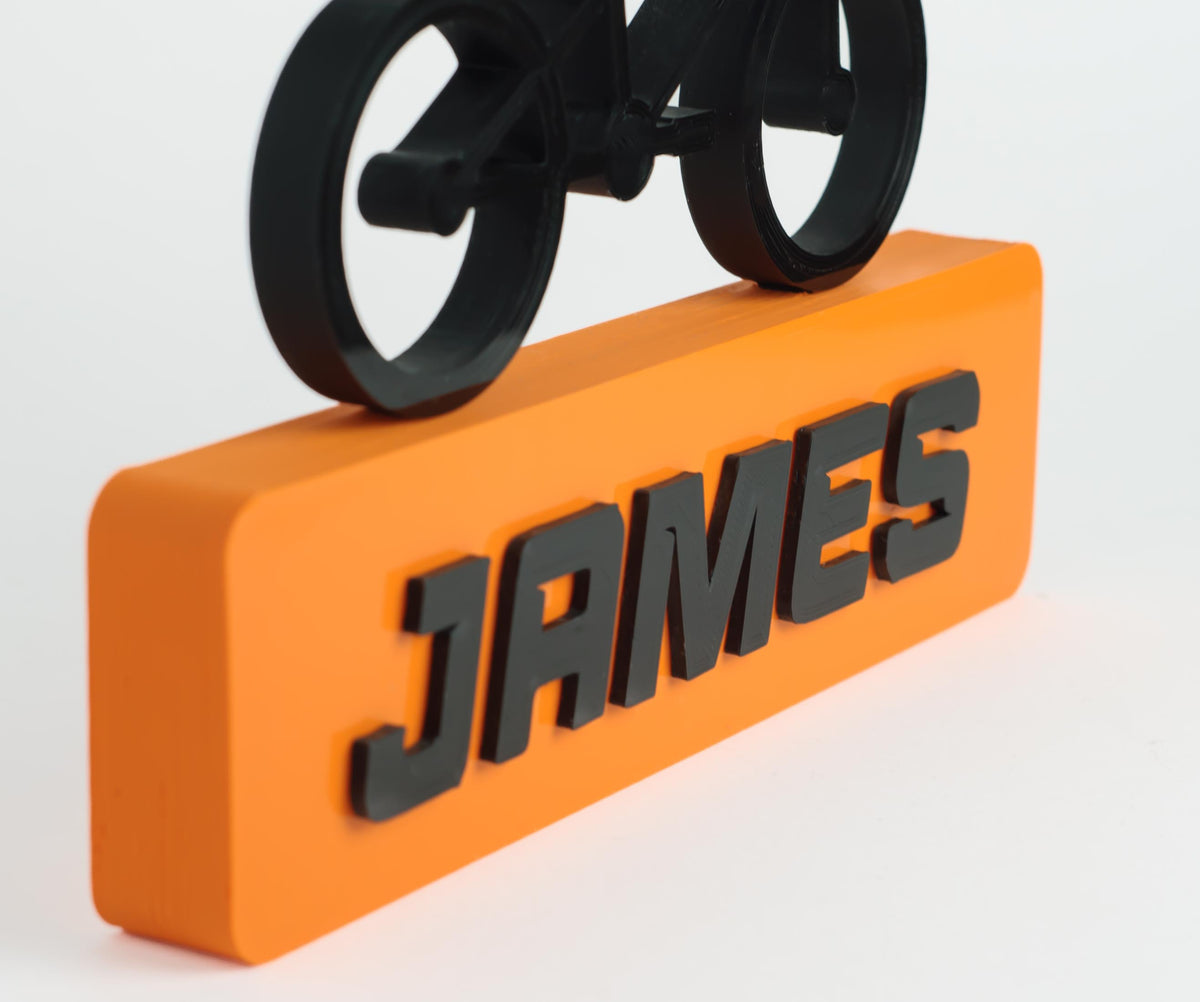 Personalized Bmx Name Sign | Custom Bmx Rider Gift