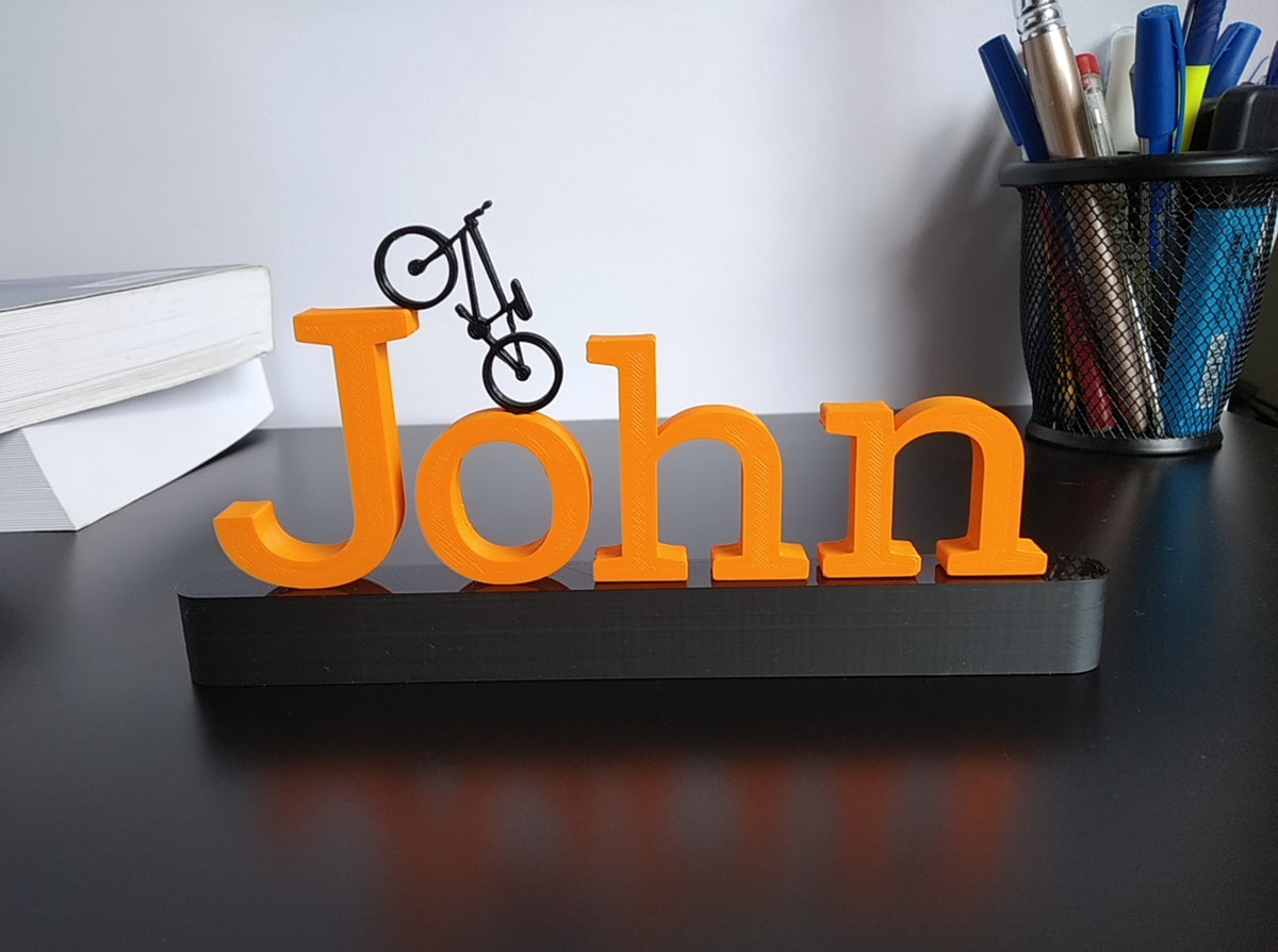 Personalized Bmx Bike Name sign,Custom Gift For BMX RIder