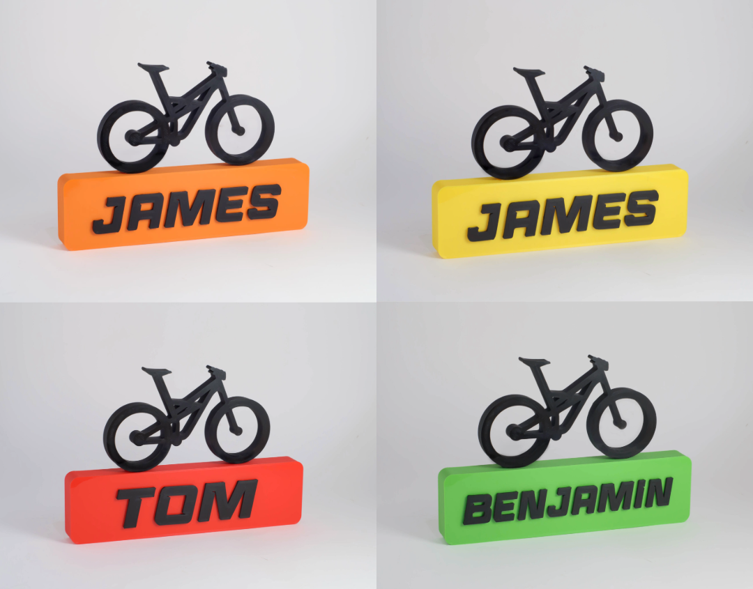 Personalized Downhill Bike Name Sign | Custom Gift For Downhill Rider