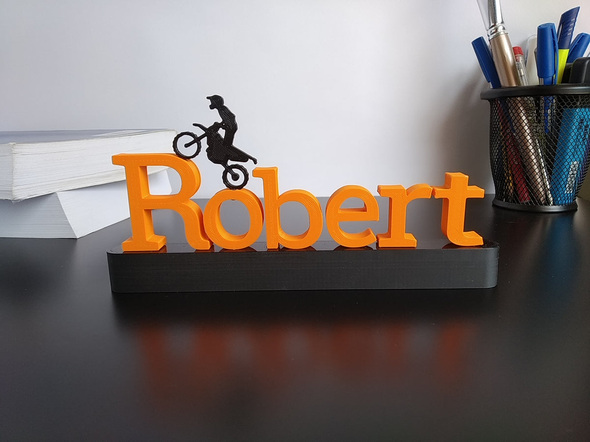 Custom name sign motocross rider ktm