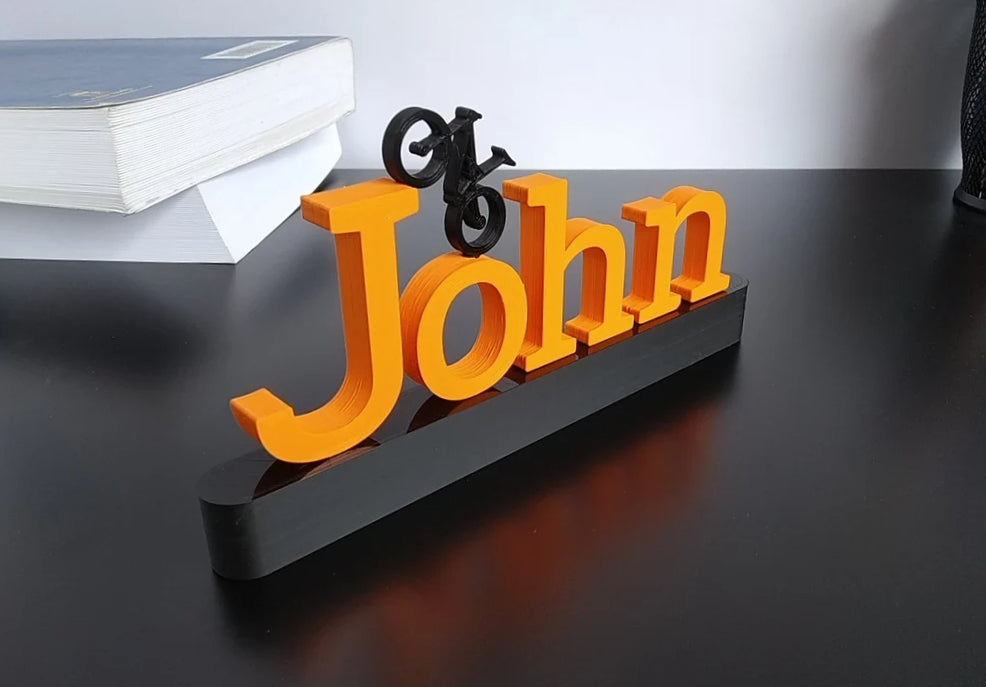 Personalized Downhill Bike Name Sign | Custom Name Gift For Downhill Rider